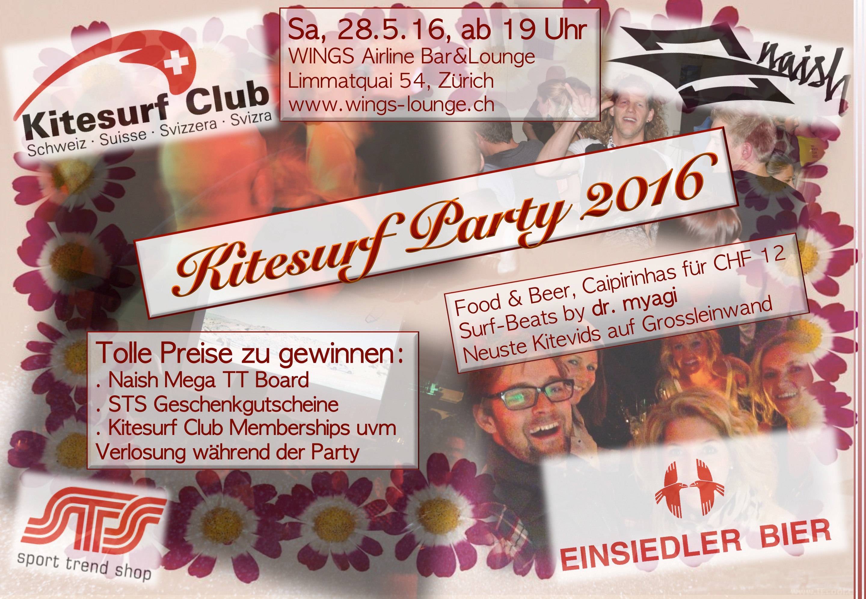 Flyer Kitesurf Party 2016